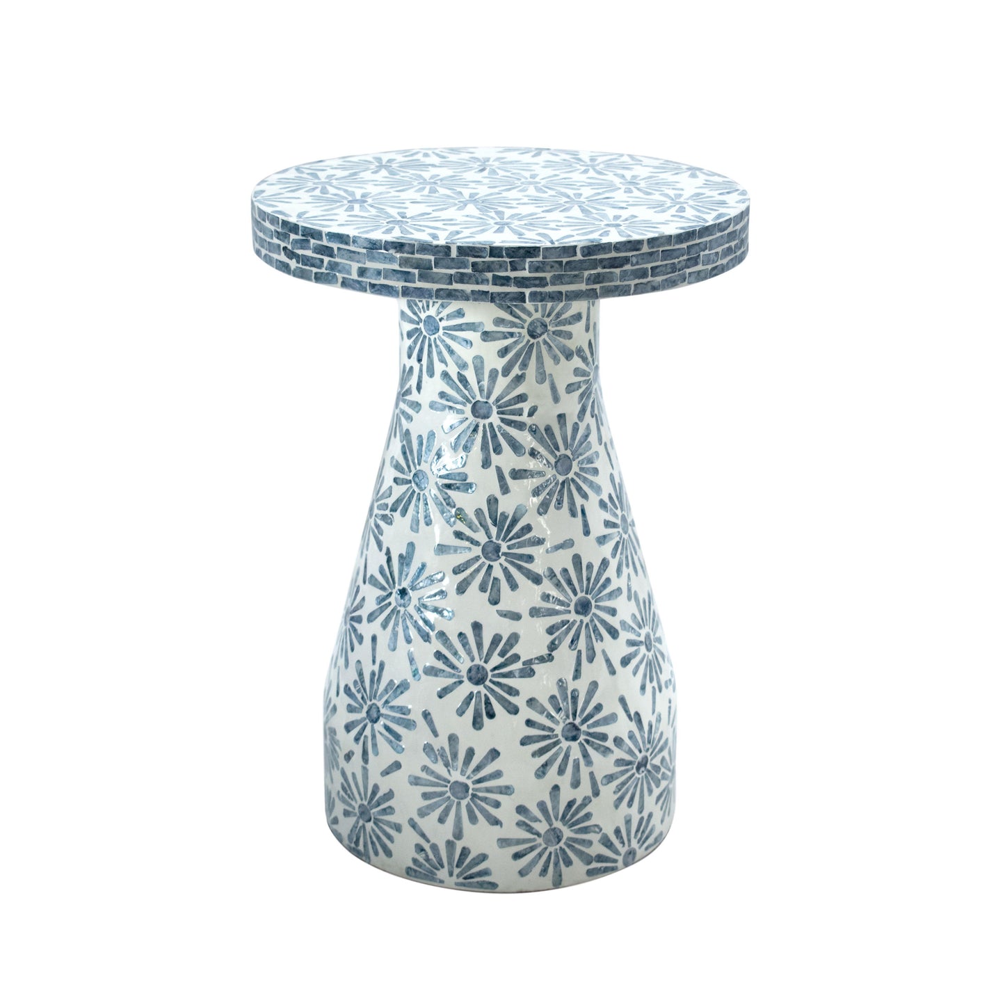 Halio - Checkered Shell Side Table