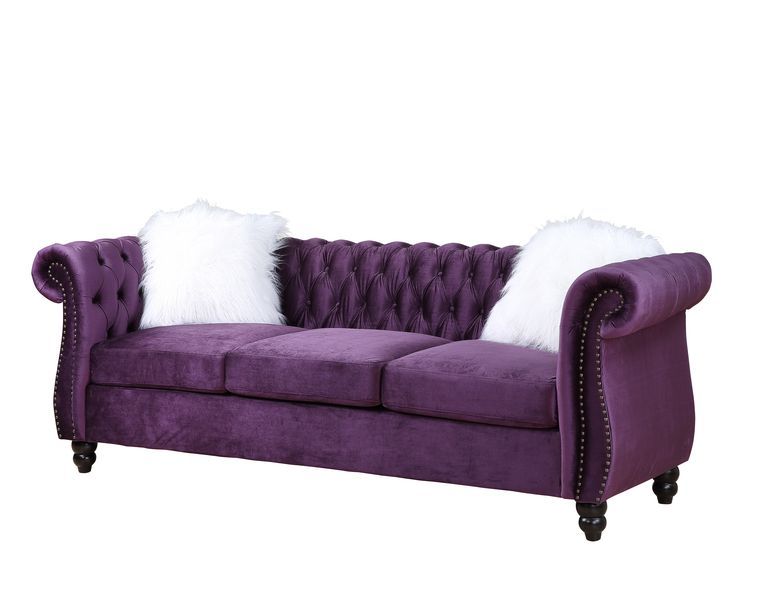 Thotton - Sofa - Purple Velvet