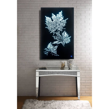 Talisha - 55" Wall Art With LED - Smoky Glass & Faux Crystal