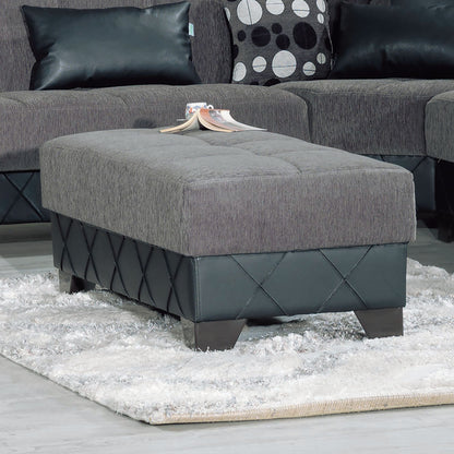 Ottomanson Molina - Upholstered Convertible Ottoman With Storage