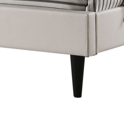 Glory Furniture - Deb - Faux Crystals Tufted Bed
