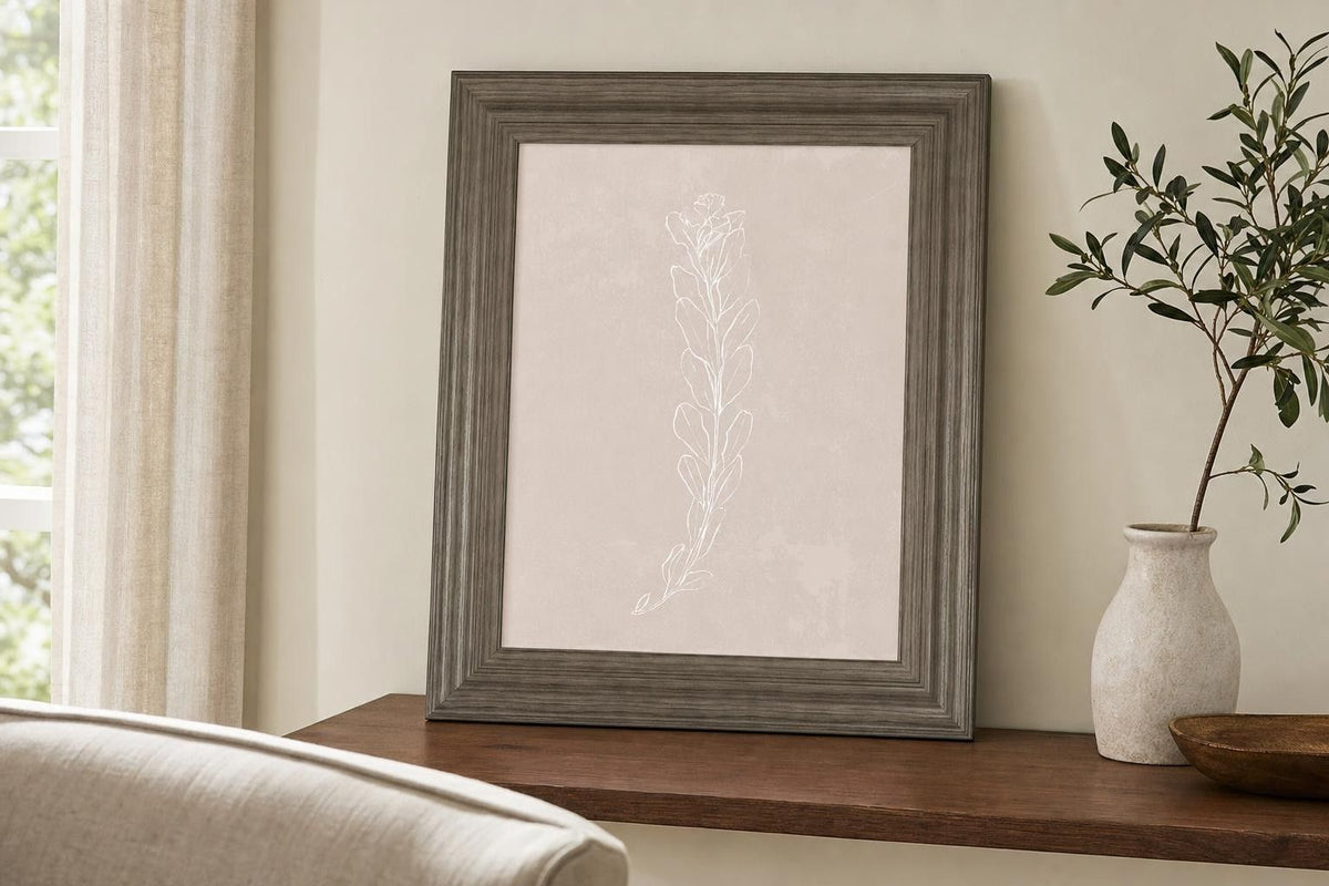22x26 Blush Bloom II By Annie Warren - Beige