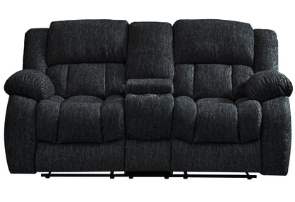 U250 - Reclining Sofa / Console Reclining Loveseat / Glider Recliner - Ebony