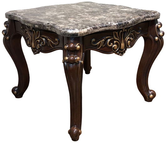 Jade - End Table - Dark Brown