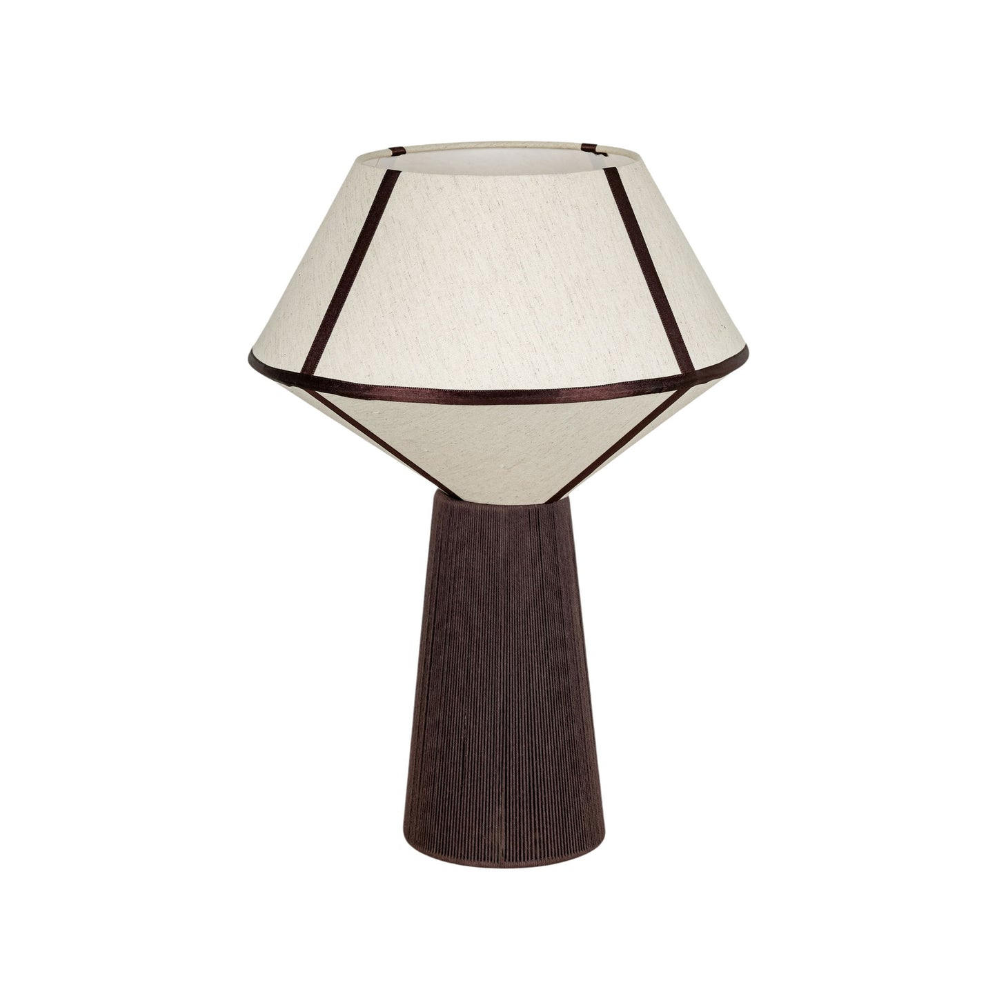 Josephine - Upwards Table Lamp - Chocolate Brown