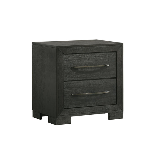 Allan - 2-Drawer Nightstand - Black