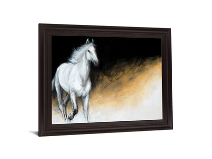 Wild Ember Stallion - 28" x 34" Framed Wall Art