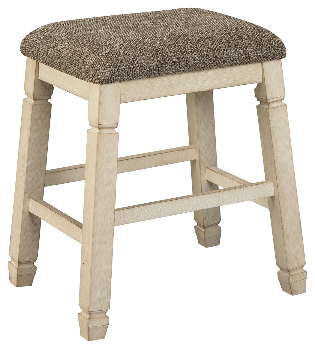 Bolanburg - Beige - Upholstered Stool (Set of 2)