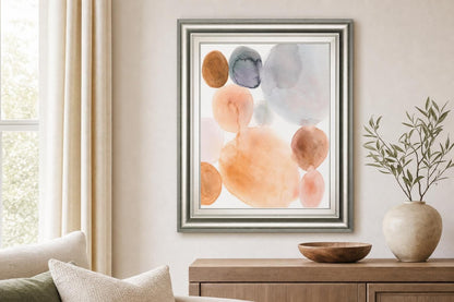 22x26 Marble Wash I By Victoria Barnes - Beige