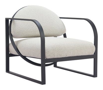 Flakt - Outdoor Accent Chair - Ivory
