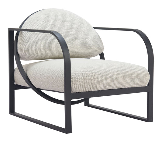 Flakt - Outdoor Accent Chair - Ivory