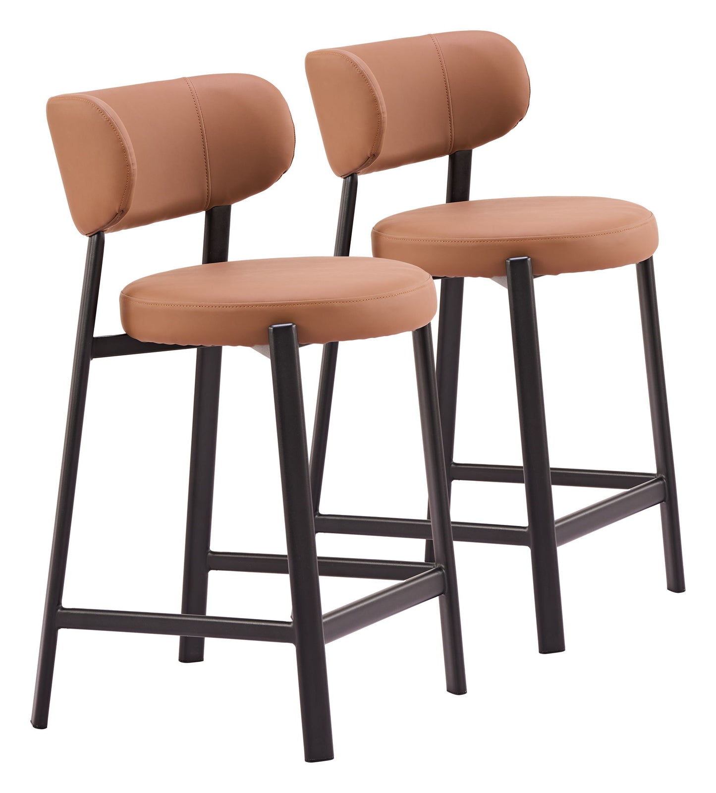 Prairie - Counter Stool (Set of 2) - Brown