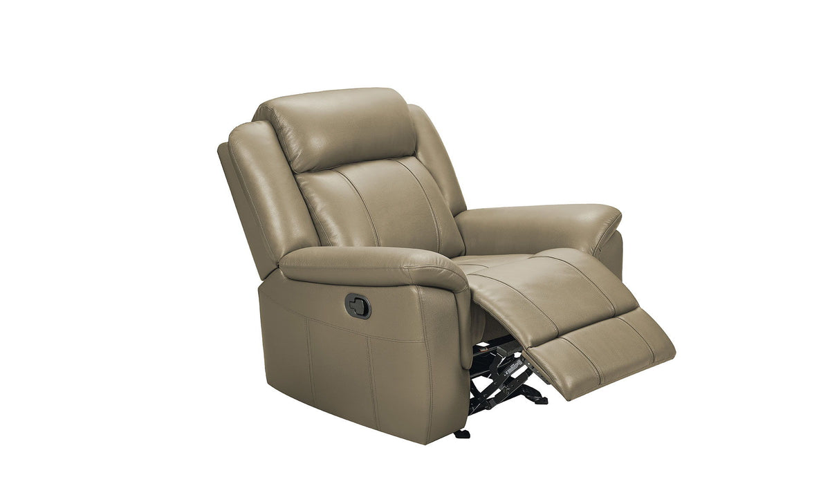 9015 - Sofa With Manual Recliner - Taupe