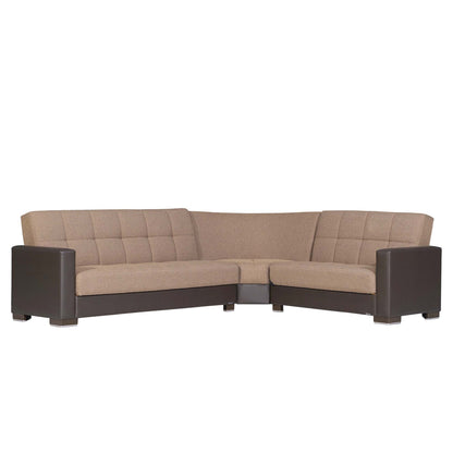 Ottomanson Armada - Upholstered Convertible Sectional With Storage - Chenille