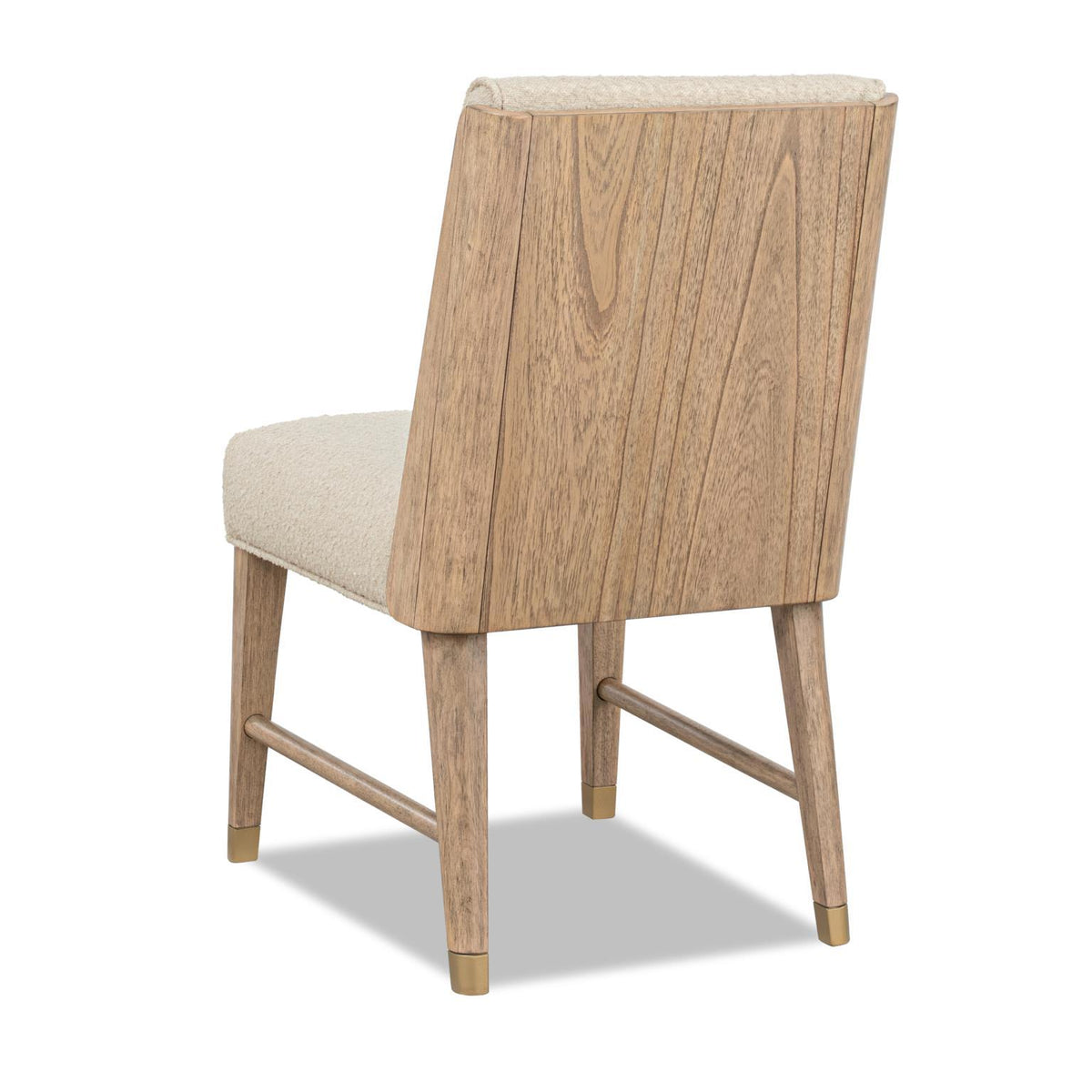 Alden - Wood Back Upholstered Side Chair (Set of 2) - Stonewashed