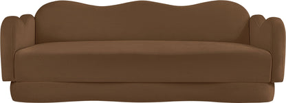 Bloom - Velvet Sofa - Saddle