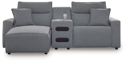 ModMax II - Salt And Pepper - Reclining Sectional