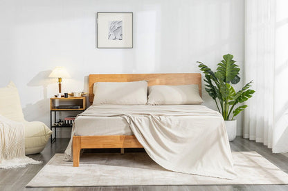 MLILY Soft Washed Sheet Set