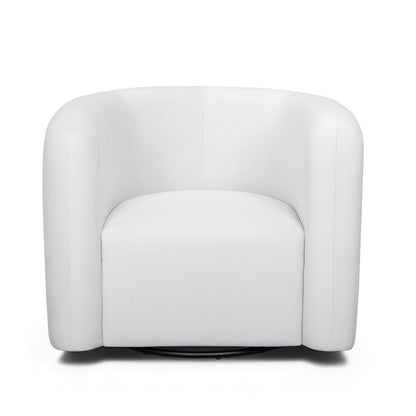 Curves - Velvet Swivel Accent Chair