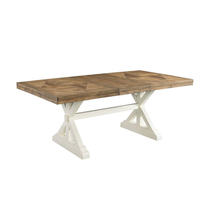 Park Creek - Rectangle Standard Height Dining Table - Cottage White Finish