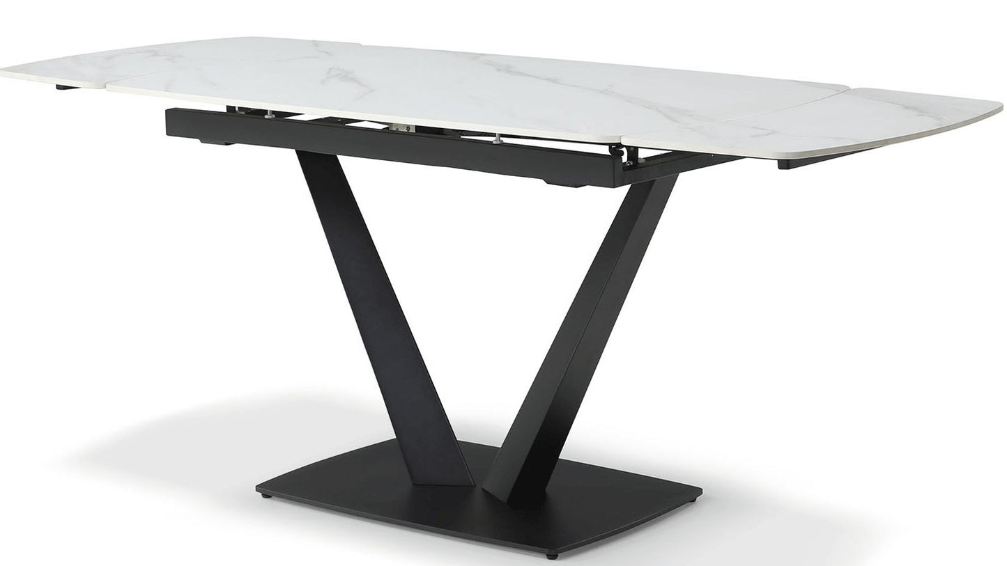 109 - Ceramic Dining Table With Extension