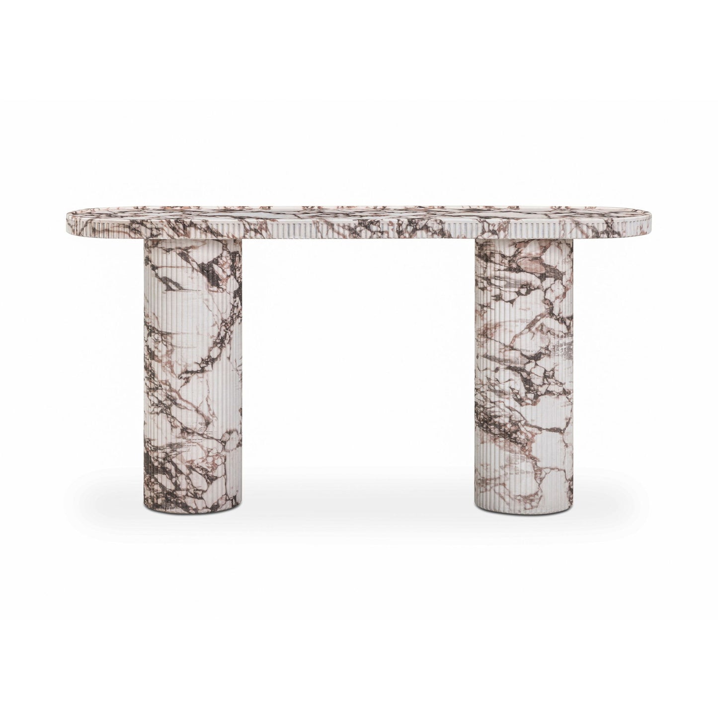 Darcy - Faux Capraia Console Table - Breccia
