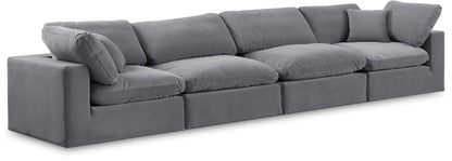 Comfy - Velvet Modular Sofa 4 Seats
