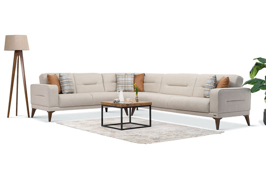Ottomanson Vegas - Wedge Sectional - Beige