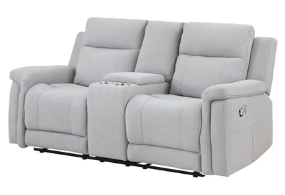 U1797 - Reclining Console Loveseat - Gray