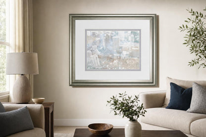 34x40 Empire View II By DanMeneely - Silver