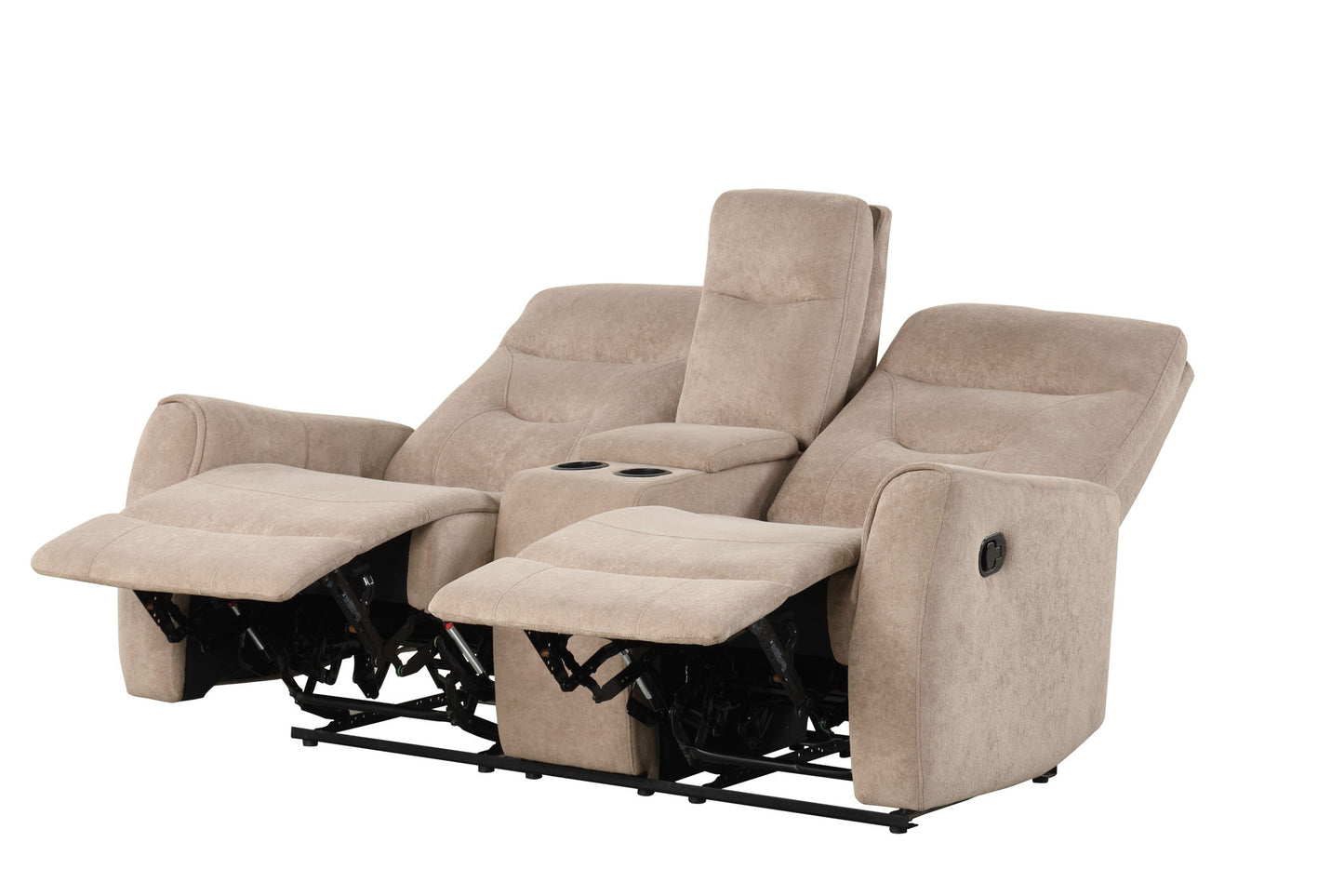 Paterson - Loveseat With Console - Beige