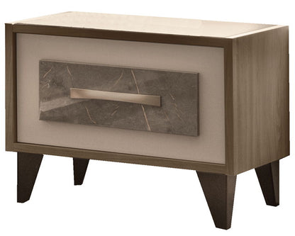 ArredoAmbra - Nightstand - Light Brown / Beige