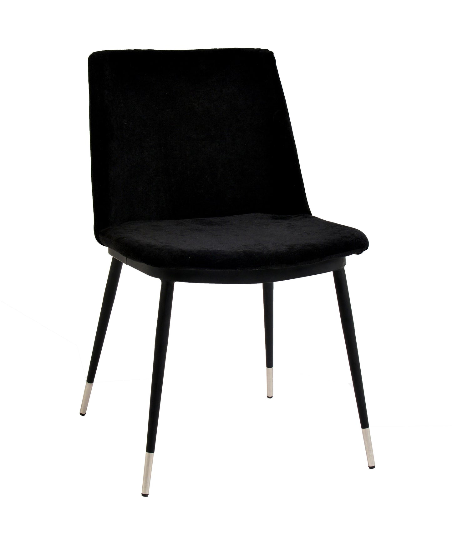 Evora - Velvet Chair With Gold Legs (Set of 2)