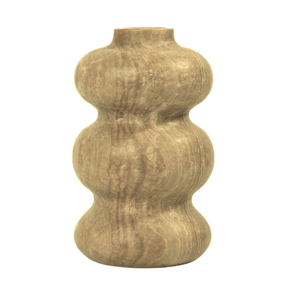 Marble Swell Vase - Dark Onyx
