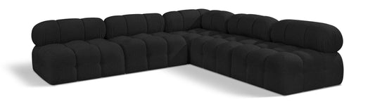 Ames - 5 Piece Fabric Modular Corner Sectional