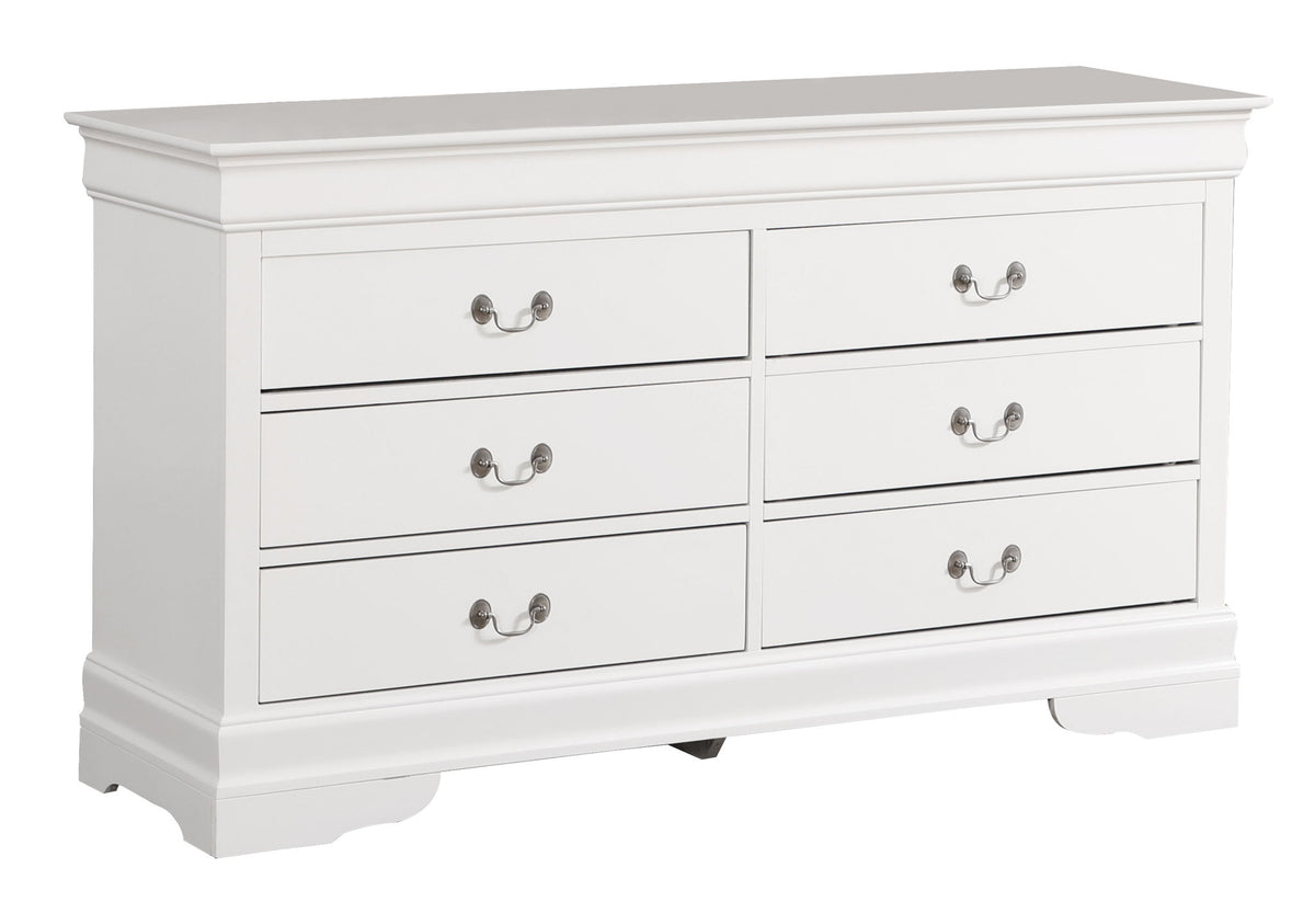 Glory Furniture - Louis Phillipe - Dresser & Mirror
