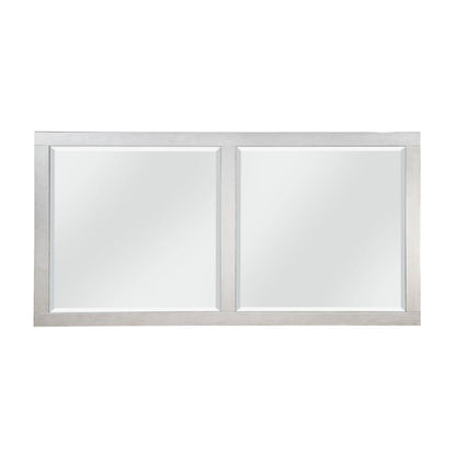 Varian - Dining Table 78"L) - Mirrored & Antique Platinum