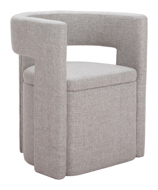 Papua - Dining Chair - Gray