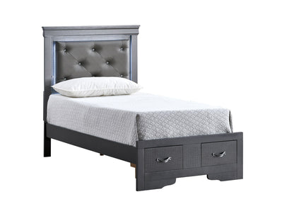 Glory Furniture - Lorana - Storage Bed With LED