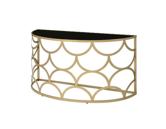 Altus - Accent Table - Gold Finish