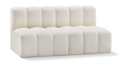 Arc - Faux Leather 2 Seats Modular Sofa