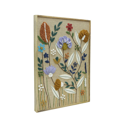Muro - "Sprout" Embroidered Wall Art