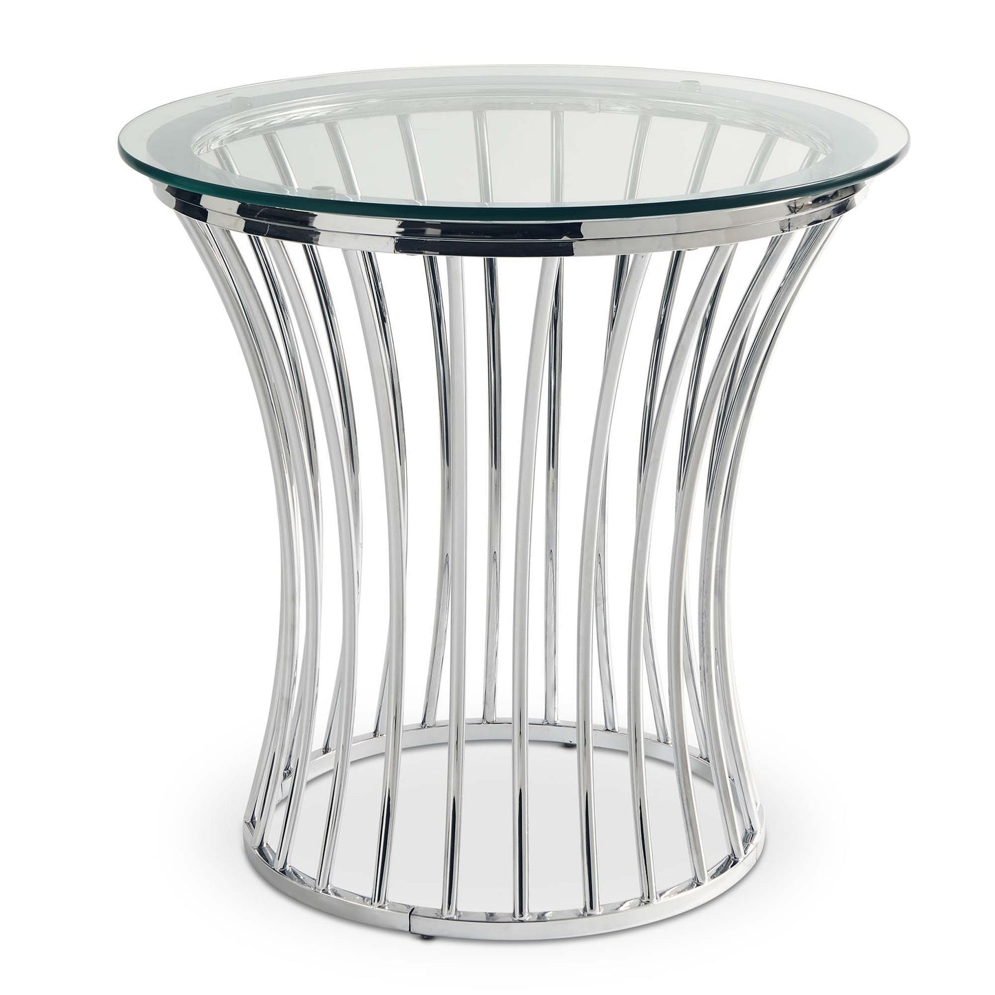 Emma - End Table - Chrome