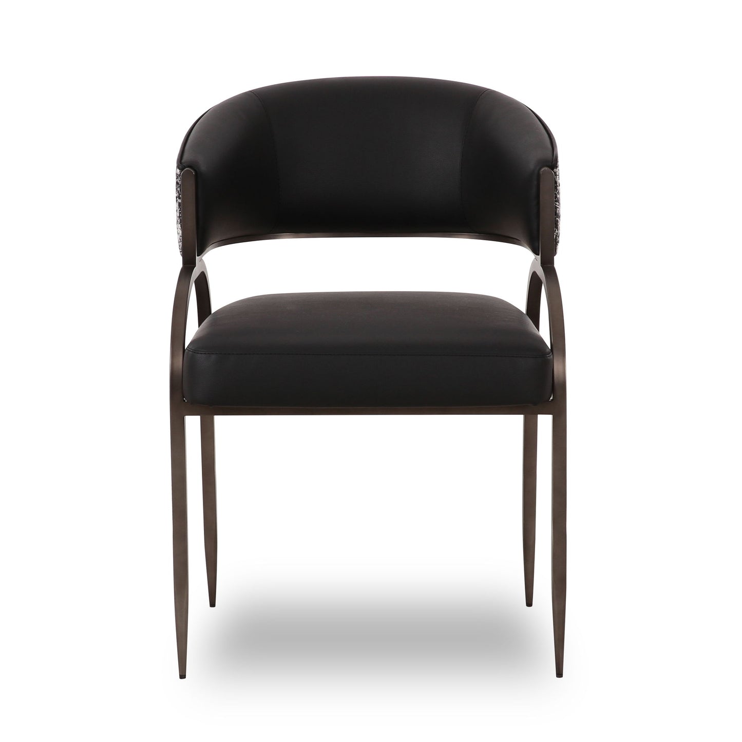Tatum - Vegan Leather 2-Tone Dining Chair