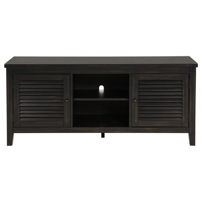Concord - 2-Door TV Stand Console - Distressed Java
