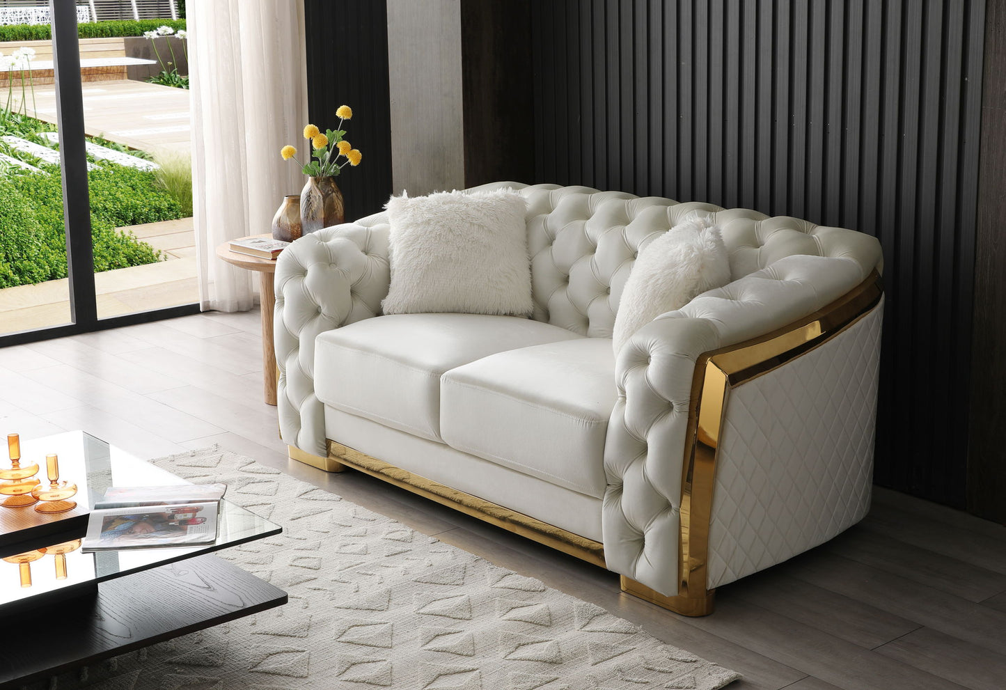 Lexi - Loveseat - Ivory