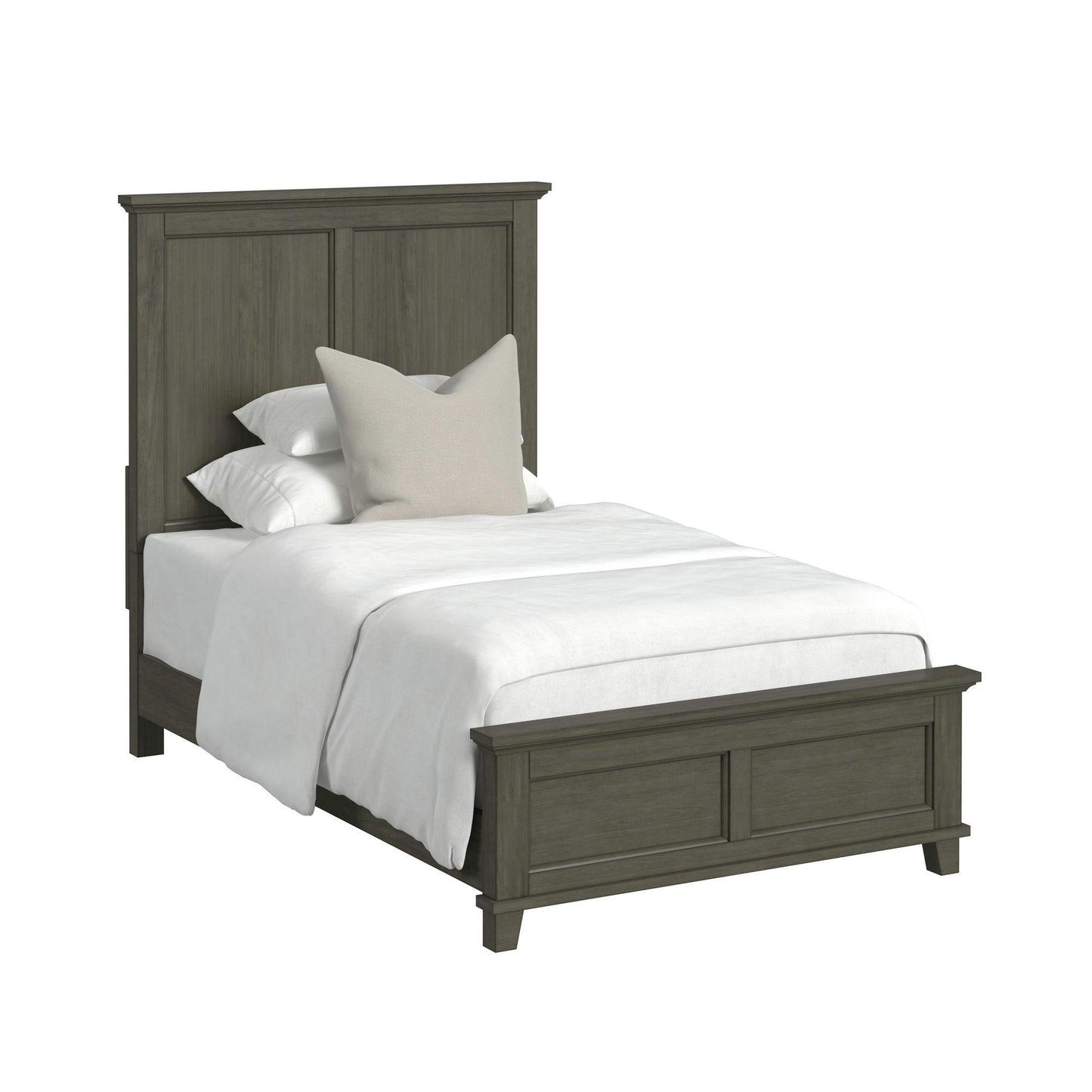 Canterbury - Twin Panel 3 Piece Bedroom Set - Gray