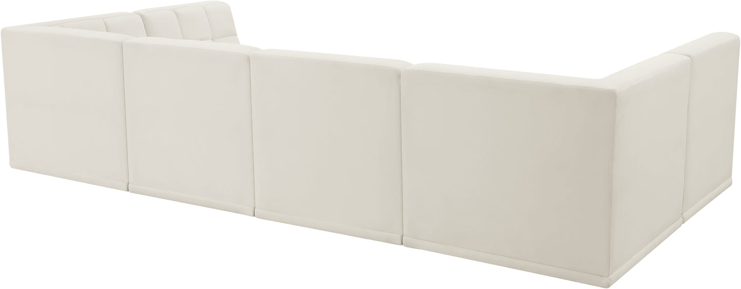 Relax - Modular Sectional 6 Piece - Cream