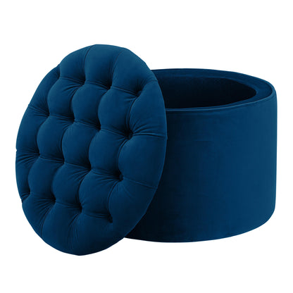 Queen - Velvet Storage Ottoman