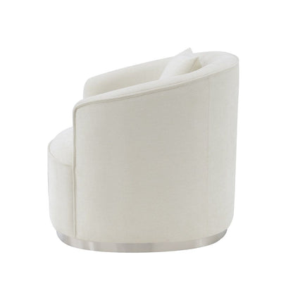 Odette - Sofa With 4 Pillows - Beige Chenille